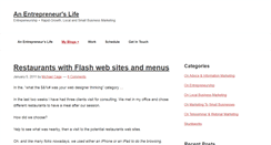 Desktop Screenshot of entrepreneurslife.com